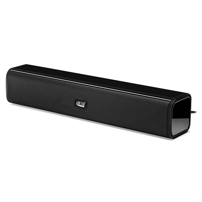 Adesso Xtream S5 USB-Powered Desktop Computer Sound Bar Speaker with Dynamic Sound- 5W x 2 - Portable Adesso Xtream S5 USB-Powered Desktop Computer Sound Bar Speaker with Dynamic Sound- 5W x 2 - Portable